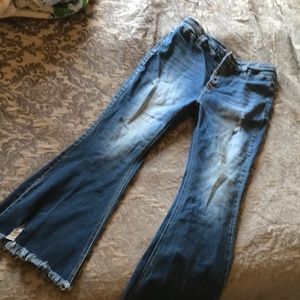KanCan Mom Jeans high waisted button fly